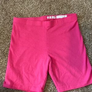 Wonder nation size 10/12 little girls pink shorts